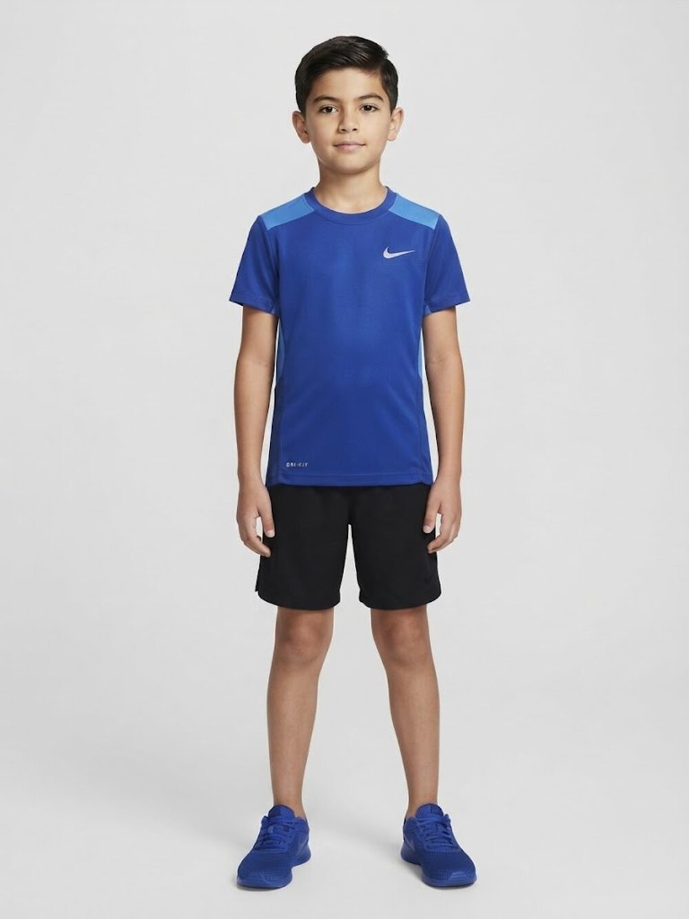 Nike Dri-FIT Blue Athletic Short Sleeve T-Shirt Youth Size Small
